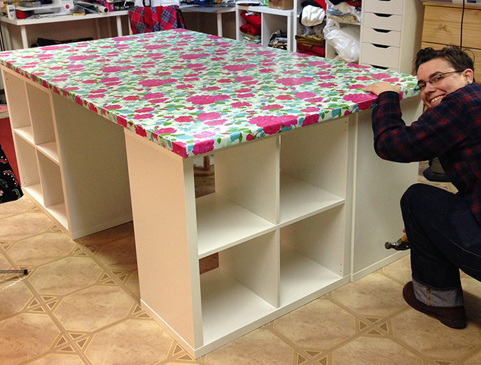 Creating my dream cutting table for sewing - Tasha Could Make That